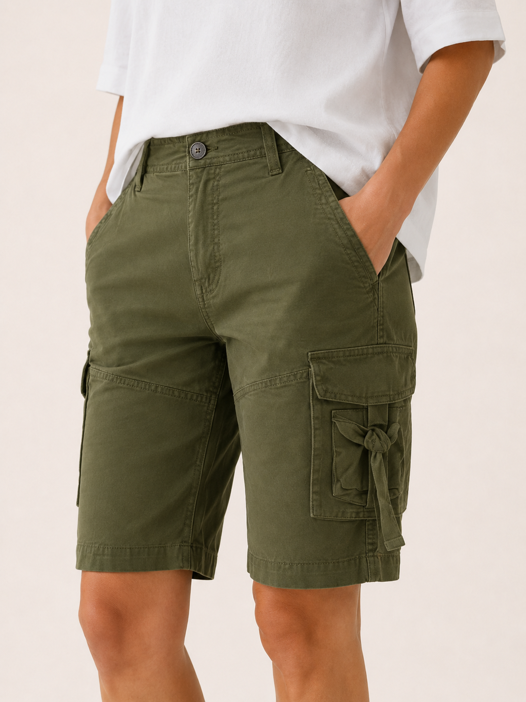 Camden | Cargo Shorts with Multi-Pocket Detail Longer Length