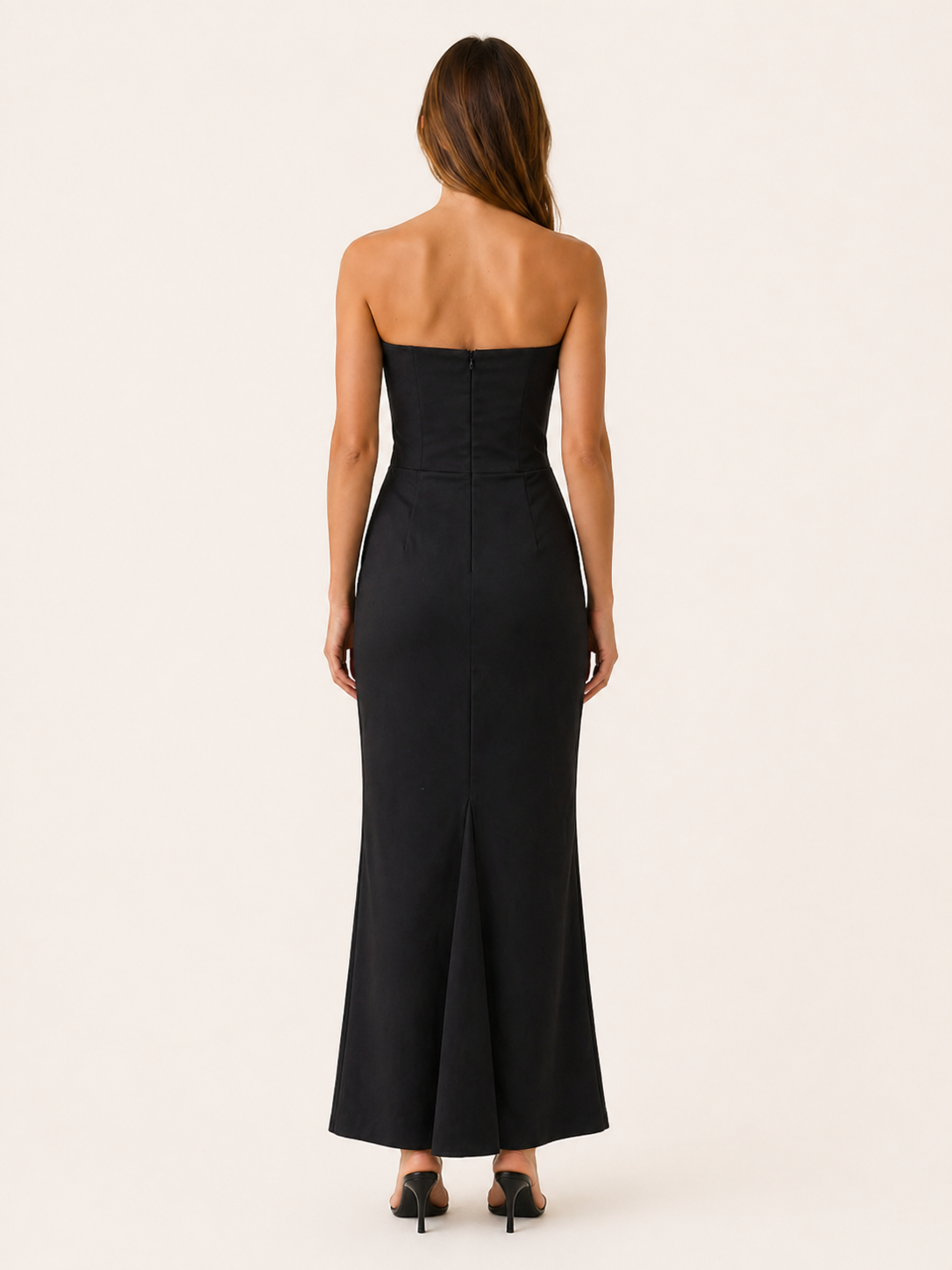 Noemi | Corset Maxi Dress with Ruched Detail