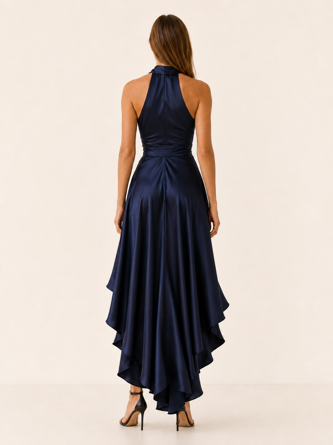 Allegra | Wrap Midi Dress with V Neck
