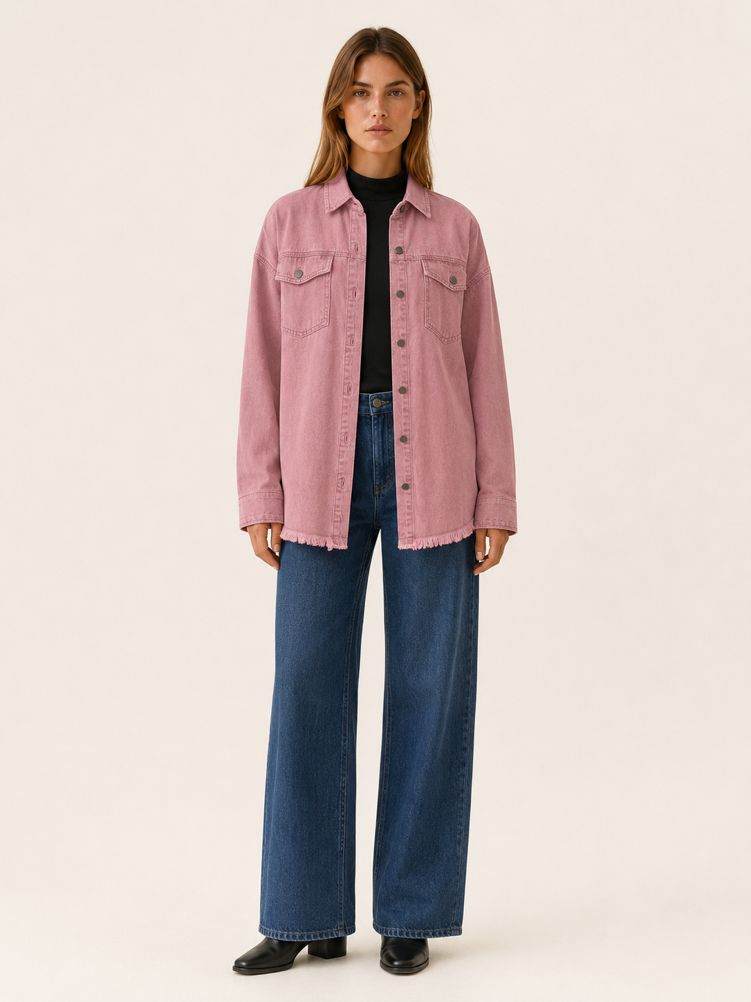 Astraea | Women's Utility Longline Denim Jacket