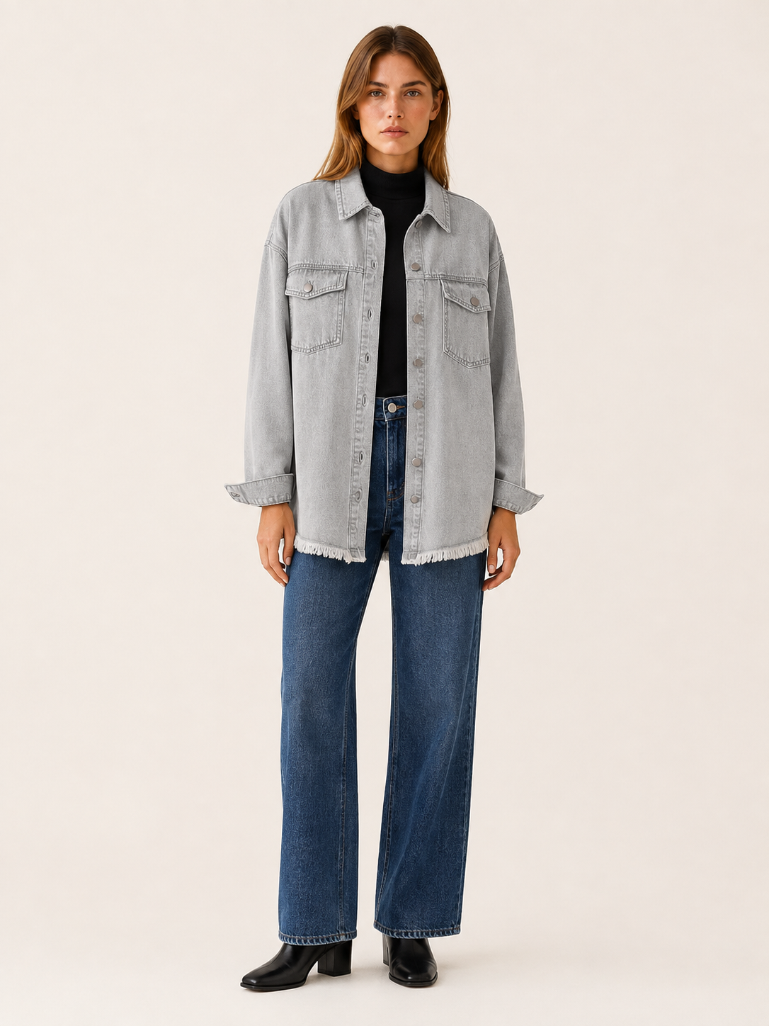 Astraea | Women's Utility Longline Denim Jacket