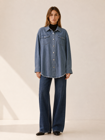 Astraea | Women's Utility Longline Denim Jacket