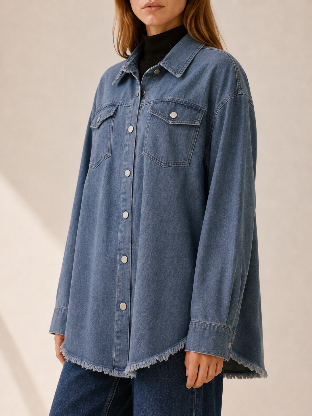 Astraea | Women's Utility Longline Denim Jacket