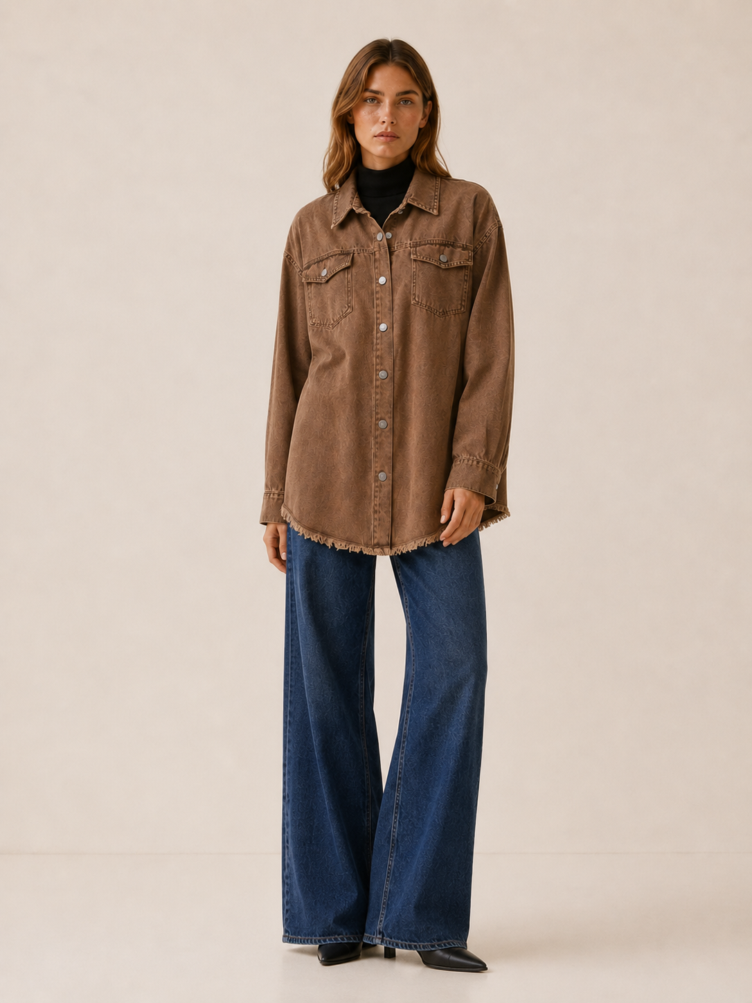 Astraea | Women's Utility Longline Denim Jacket