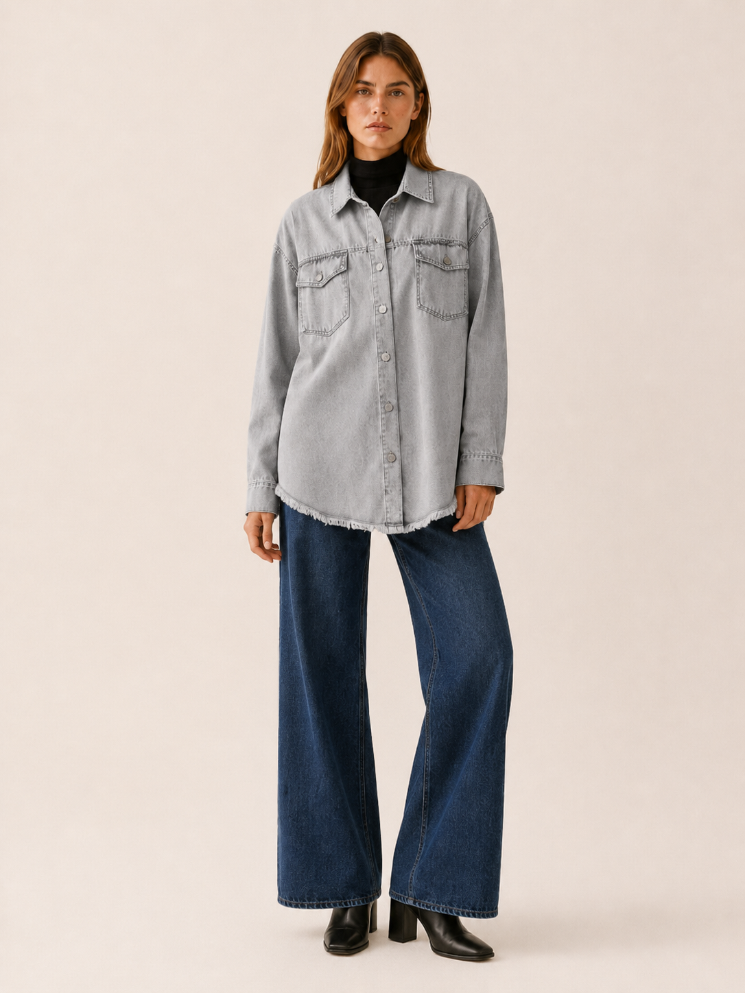 Astraea | Women's Utility Longline Denim Jacket