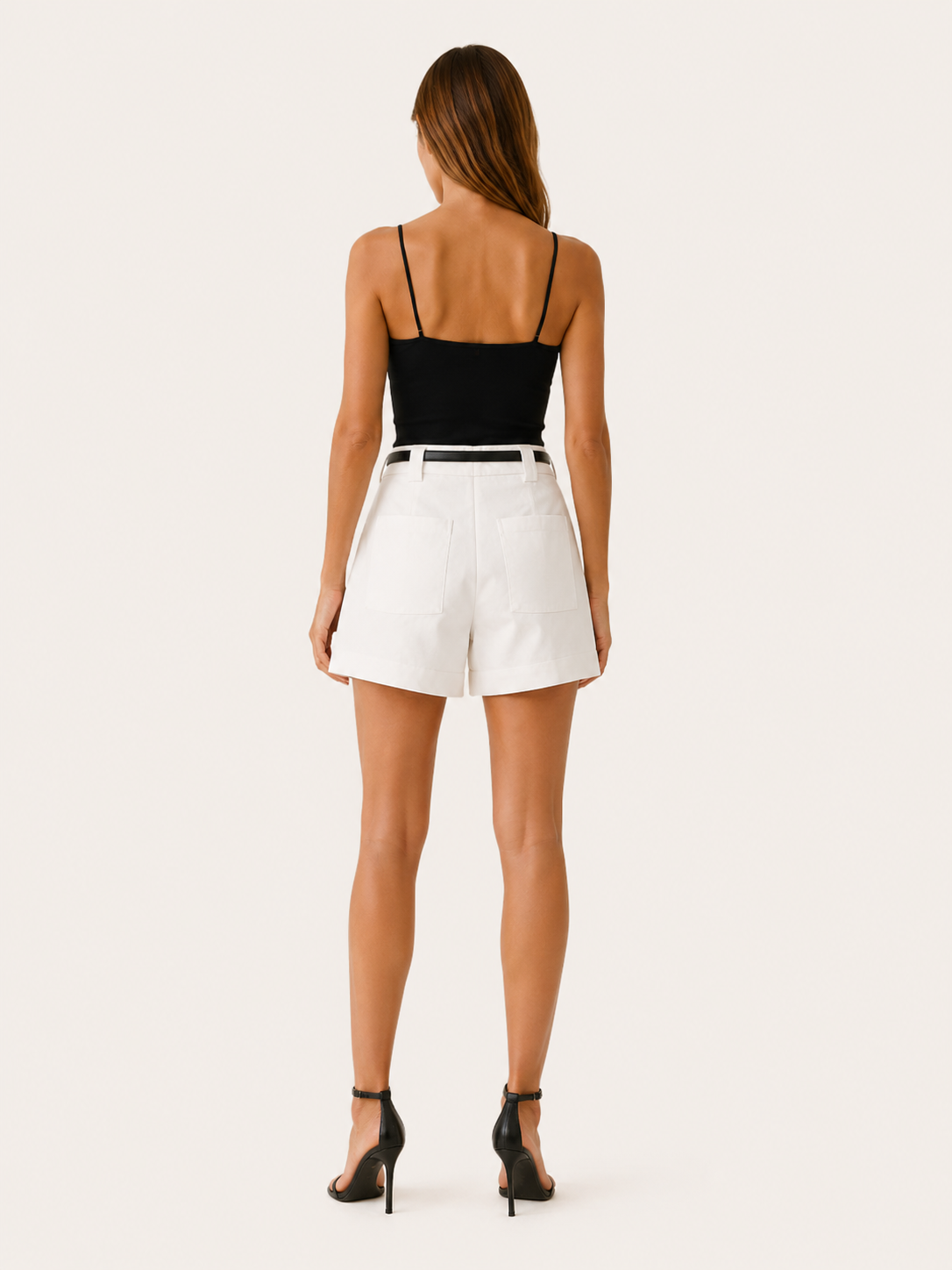 Brenna | Tailored Trouser Shorts with High Waist