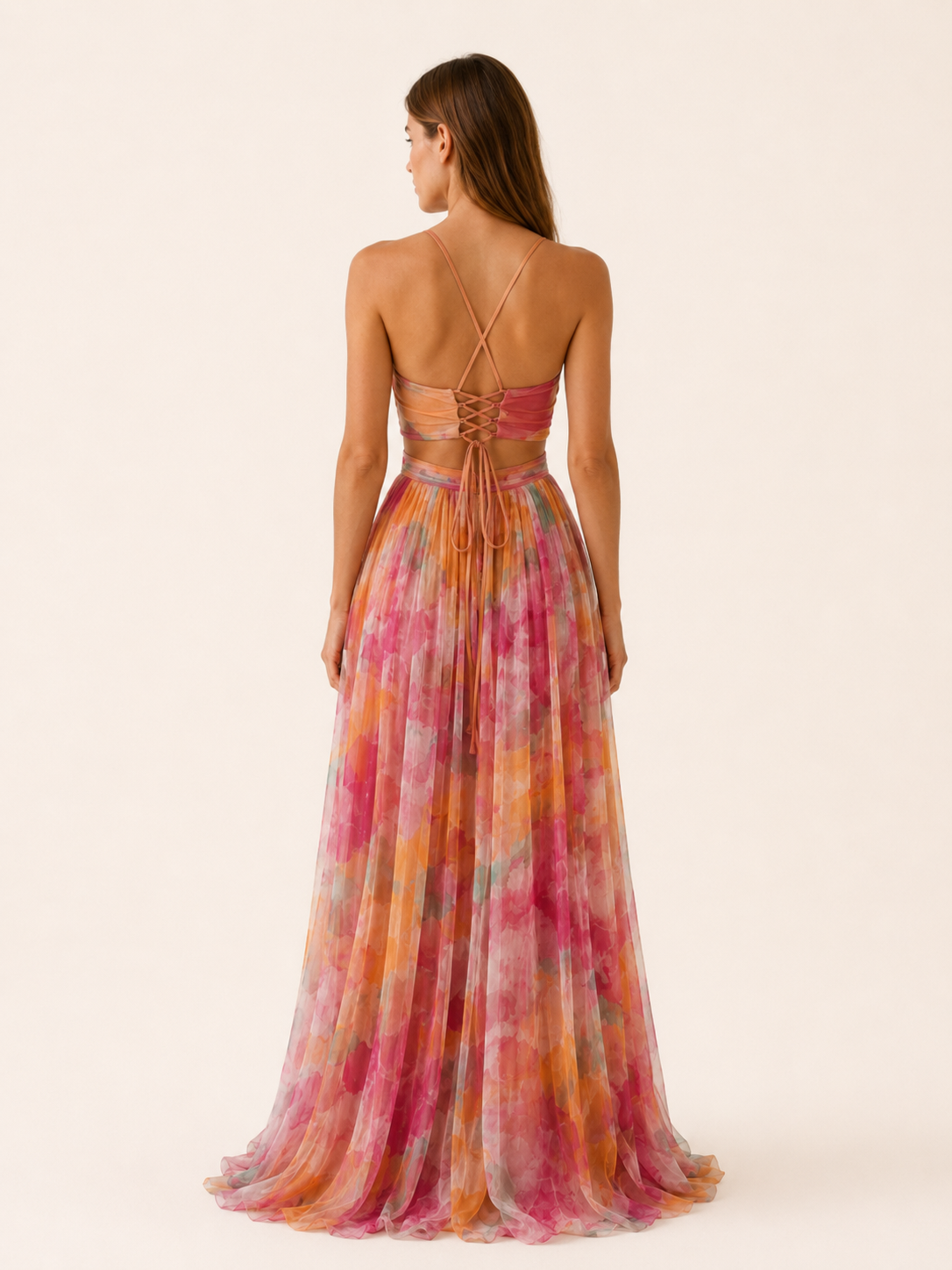 Brina | Wedding Guest Maxi Dress with Floral Print