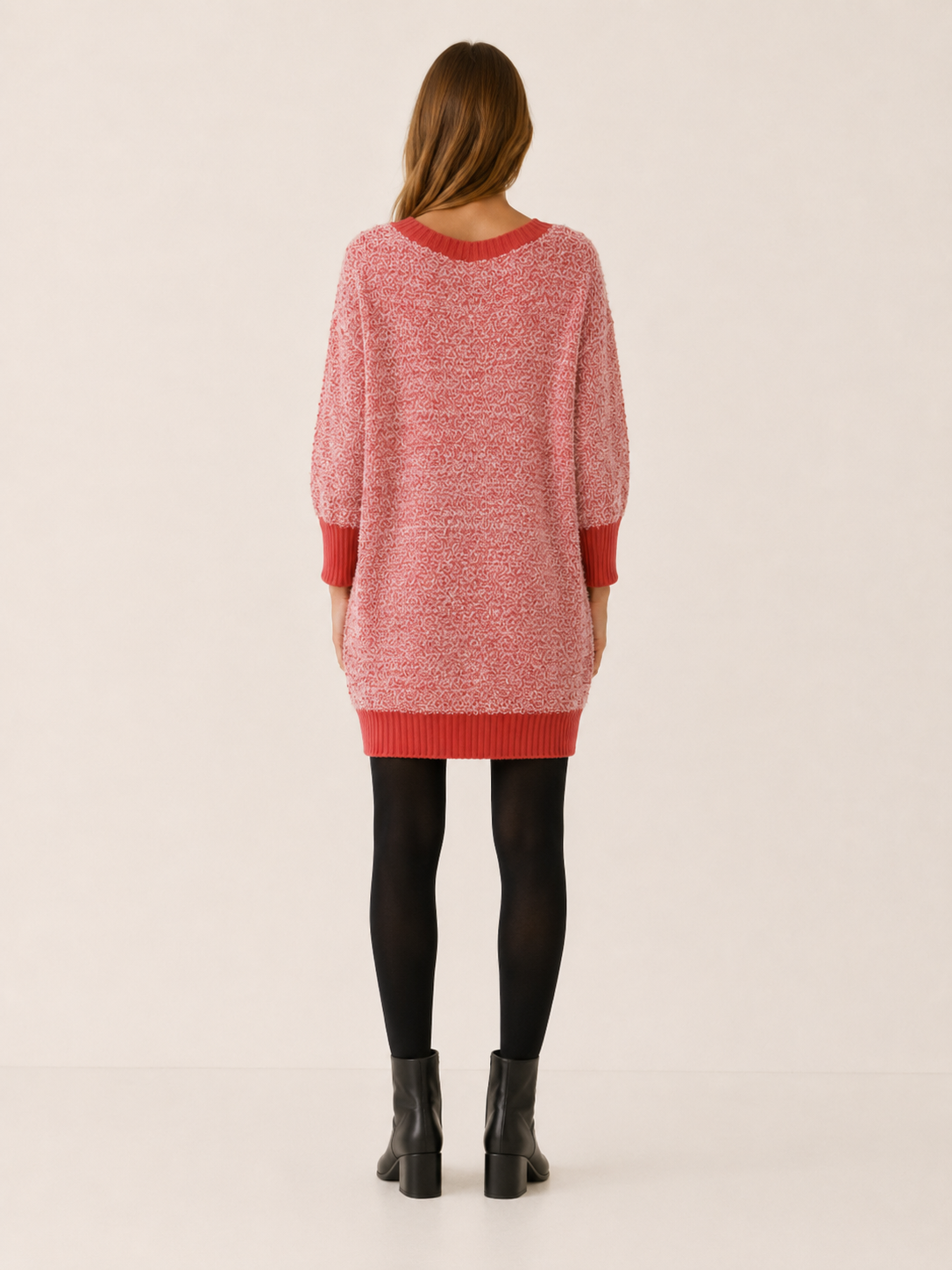 Calanthe | Jumper Dress with Ribbed Hem and Pockets