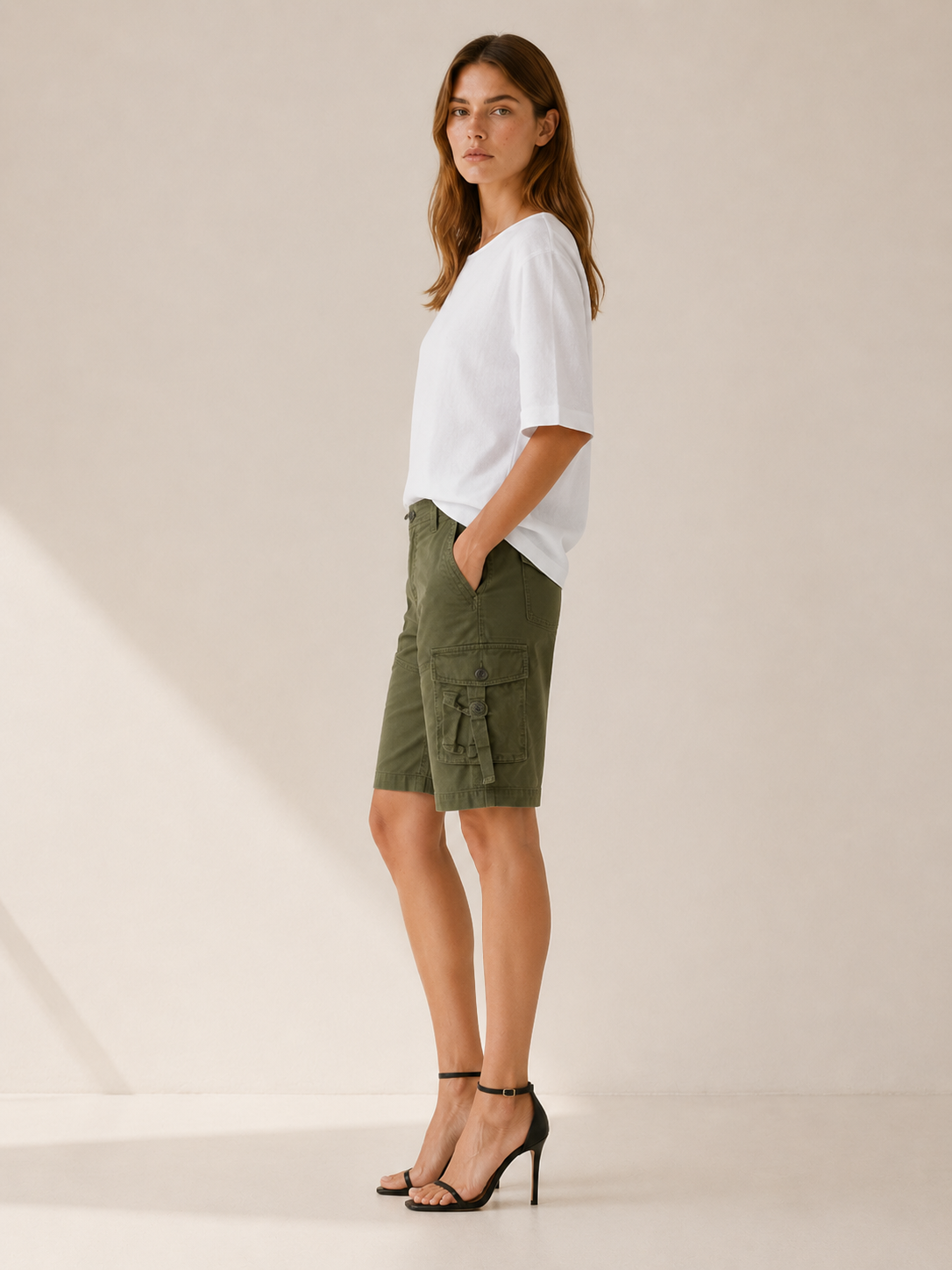 Camden | Cargo Shorts with Multi-Pocket Detail Longer Length