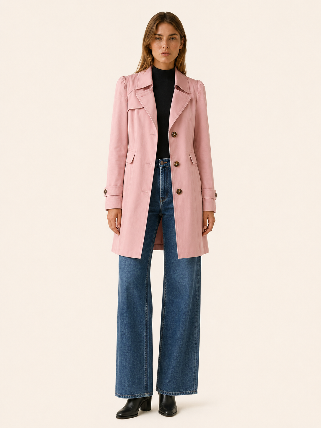 Colette | Women’s Short Trench Coat with Tailored Fit