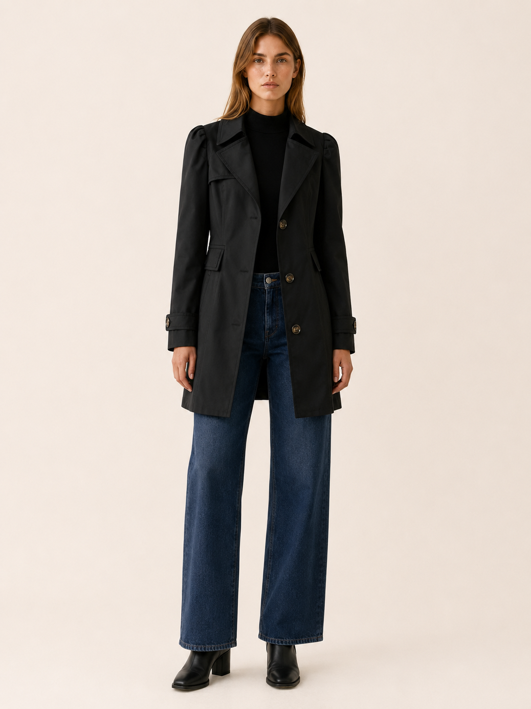 Colette | Women’s Short Trench Coat with Tailored Fit