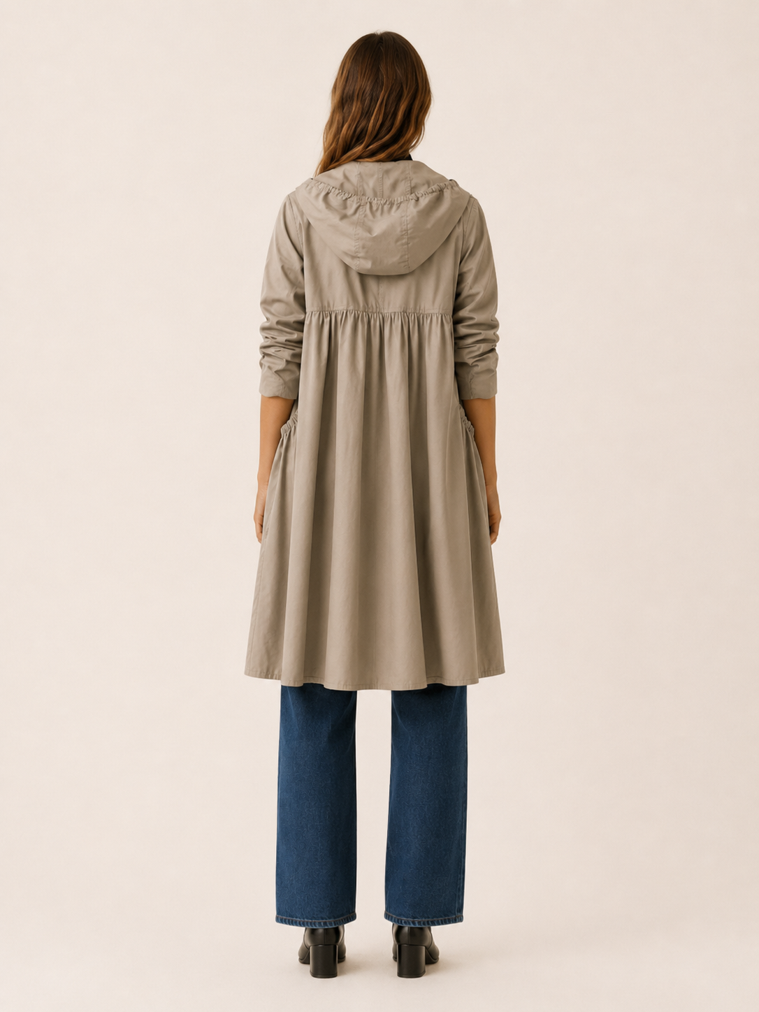 Demelza | Women's Hooded Waterproof Trench Coat
