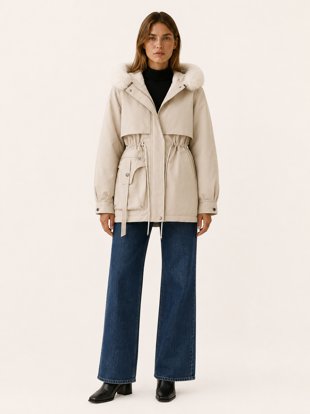 Drusilla | Women's Hooded Parka Jacket