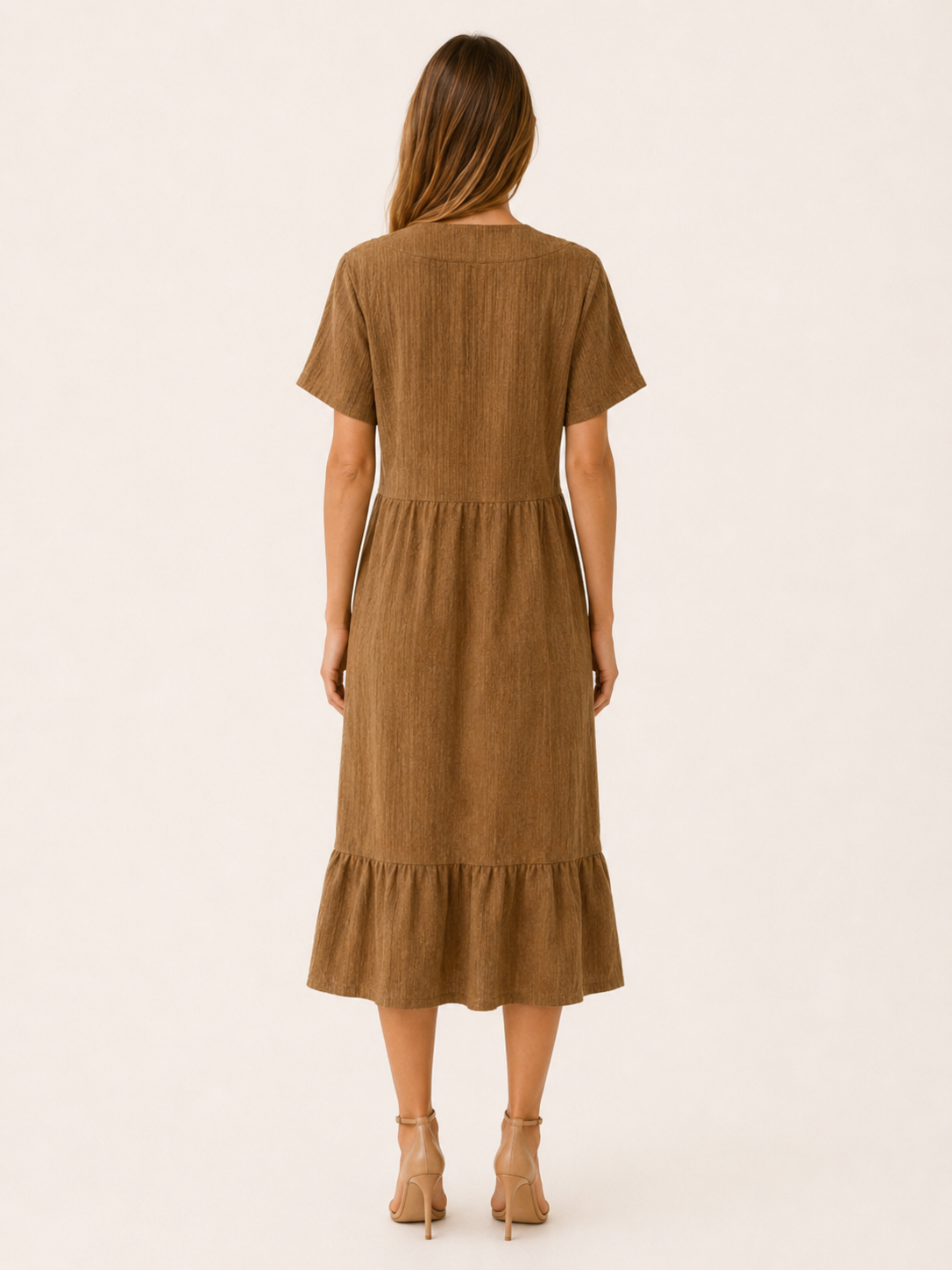 Eden | Casual Summer Dress with V Neck Mini Dress