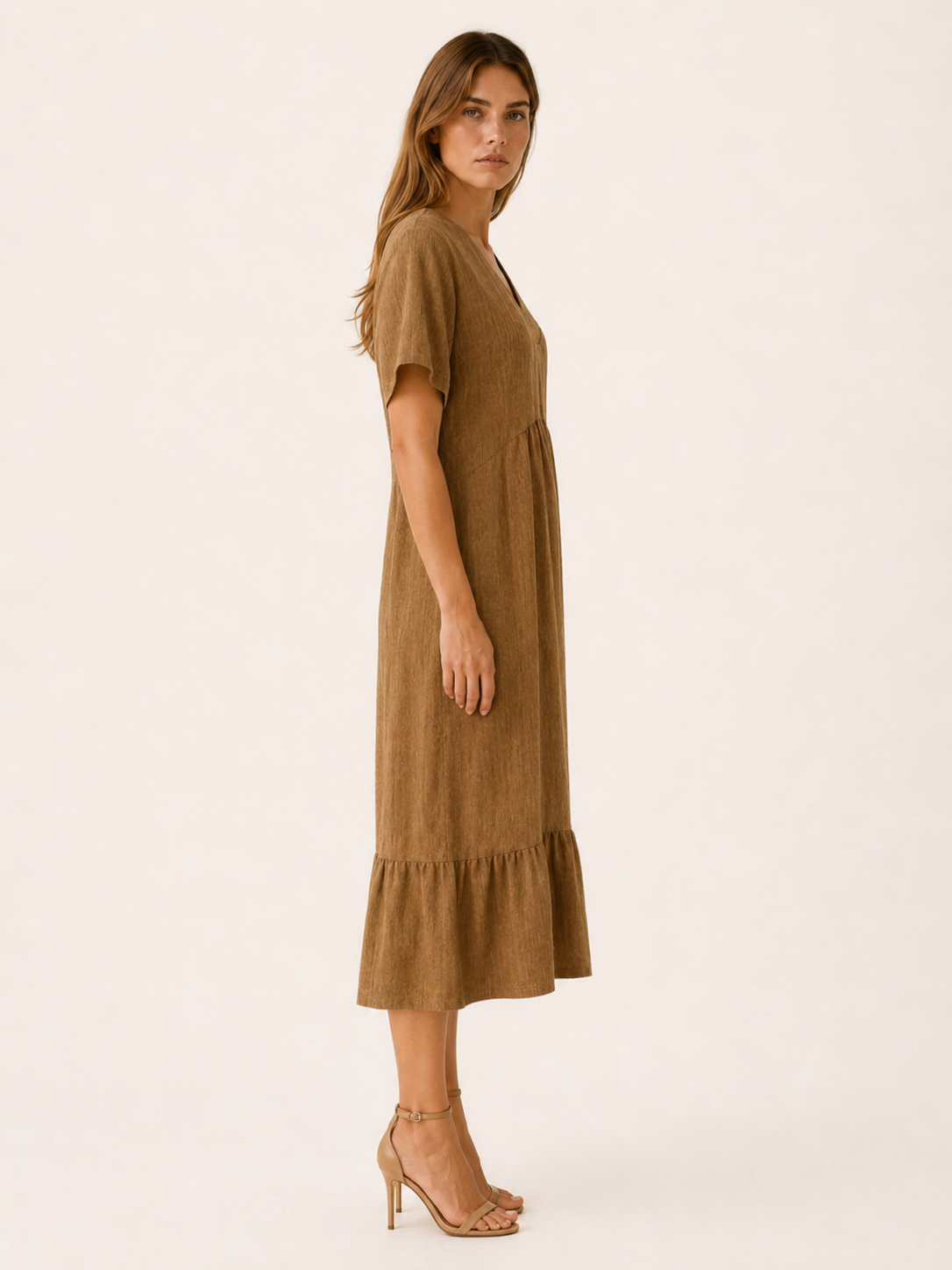 Eden | Casual Summer Dress with V Neck Mini Dress