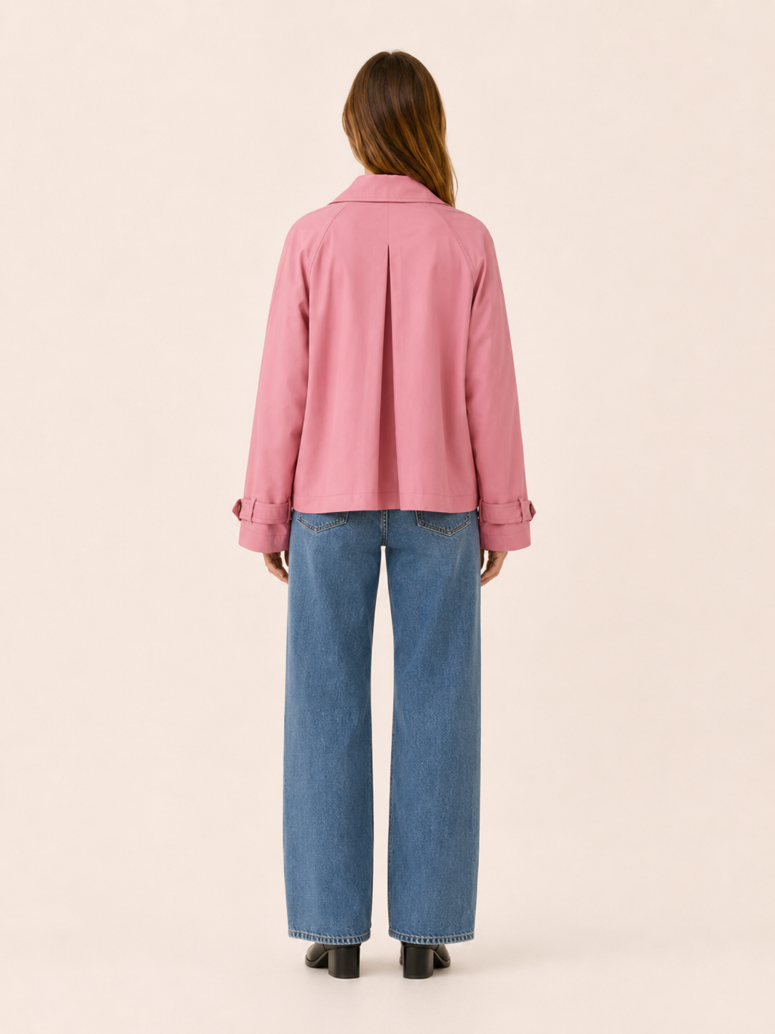 Eloisa | Women’s Short Trench Coat with Double-Breasted Front