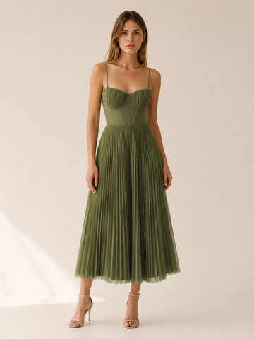 Elvira | Strappy Maxi Dress with Ruffle Detail