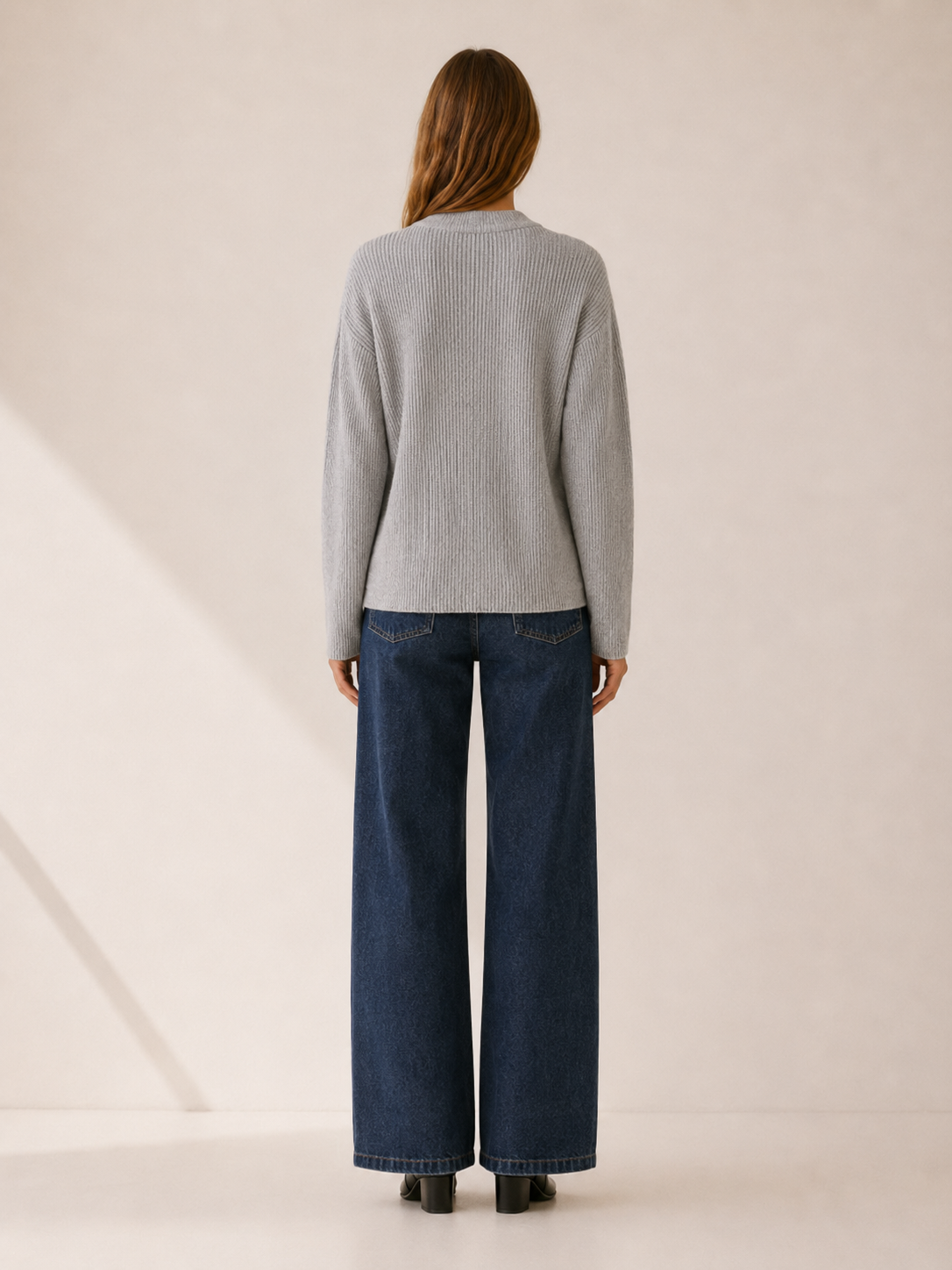 Evadelle | Women's Zip Through Knitted Cardigan
