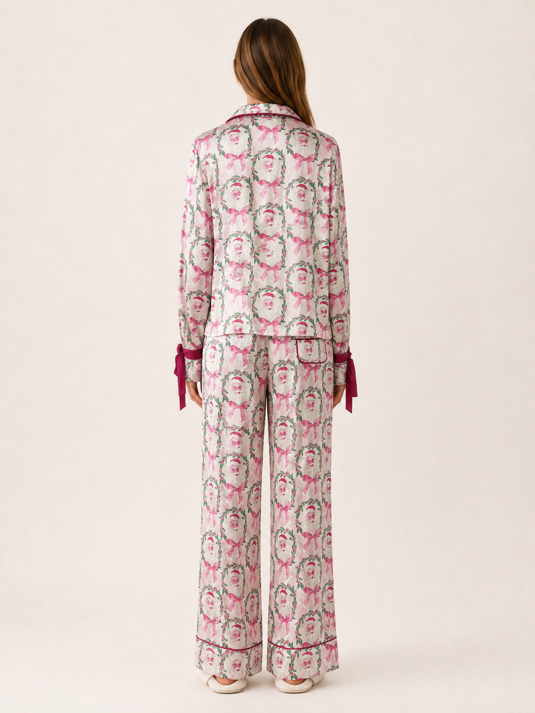 Hester | Christmas Pyjama Set with Button Shirt