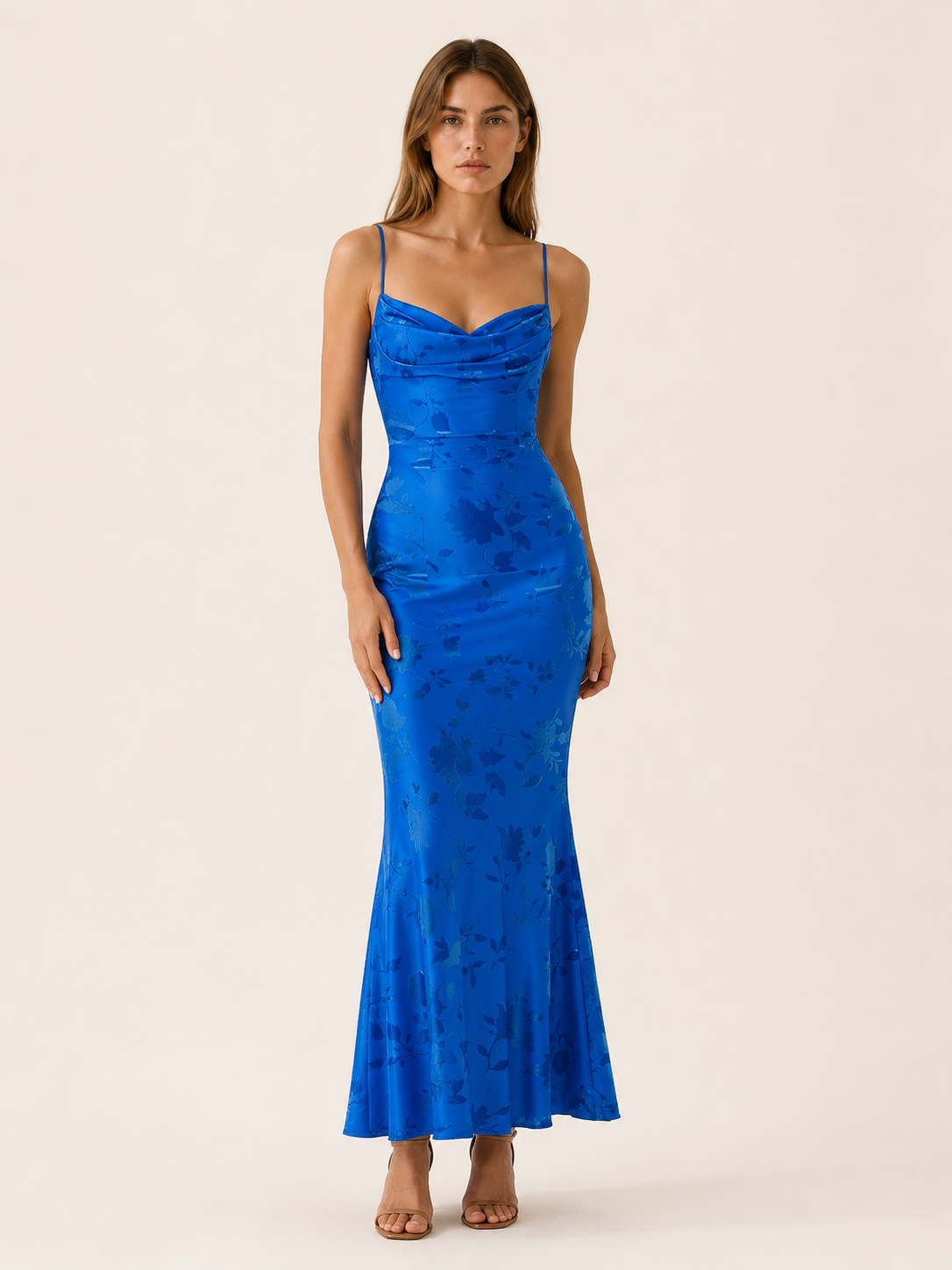 Honora | Floral Maxi Dress with Sweetheart Neckline