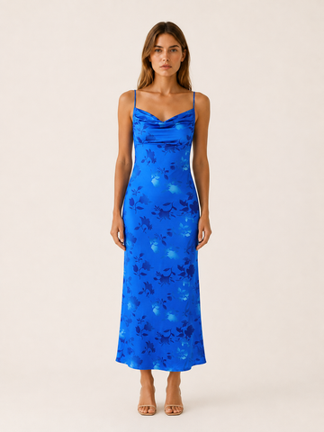 Honora | Floral Maxi Dress with Sweetheart Neckline