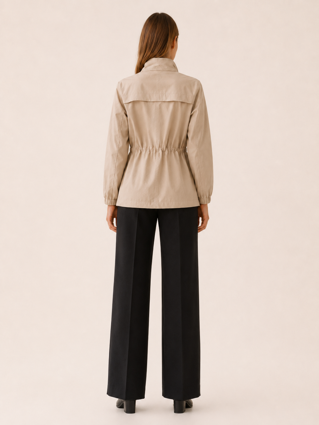 Jessamine | Waterproof Trench Jacket with Stand Collar