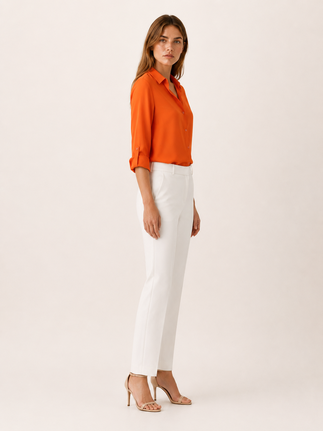 Kaelin | Collared Blouse with Button Front