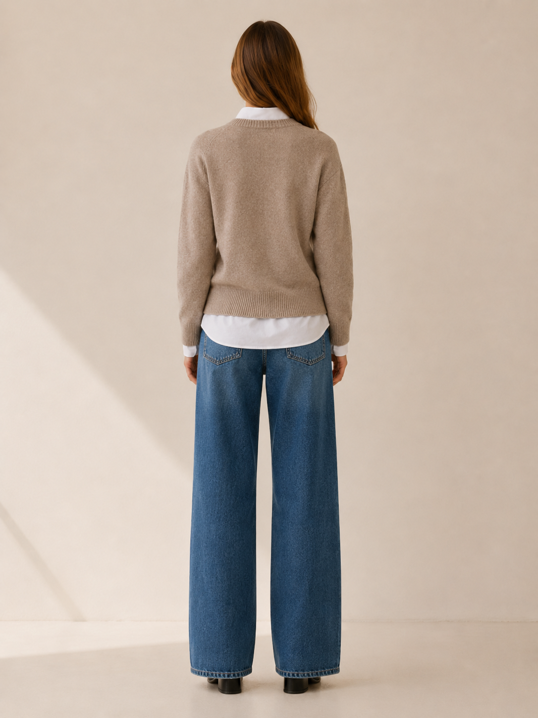 Kendra | Asymmetric Cardigan with Button Front and Draped Hem