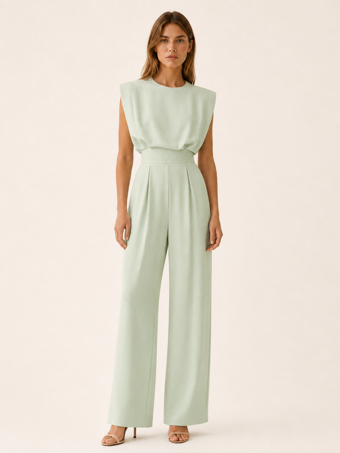 Kendra | Sleeveless Wide-Leg Jumpsuit