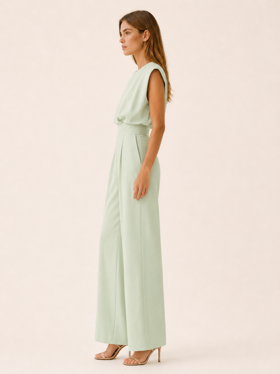 Kendra | Sleeveless Wide-Leg Jumpsuit