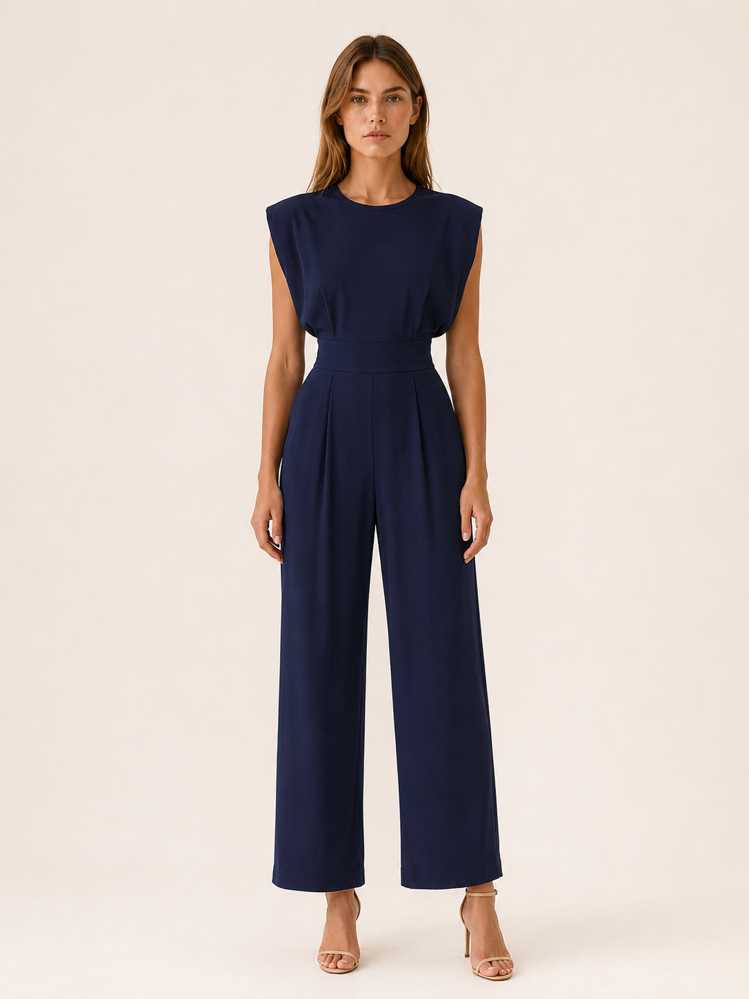 Kendra | Sleeveless Wide-Leg Jumpsuit