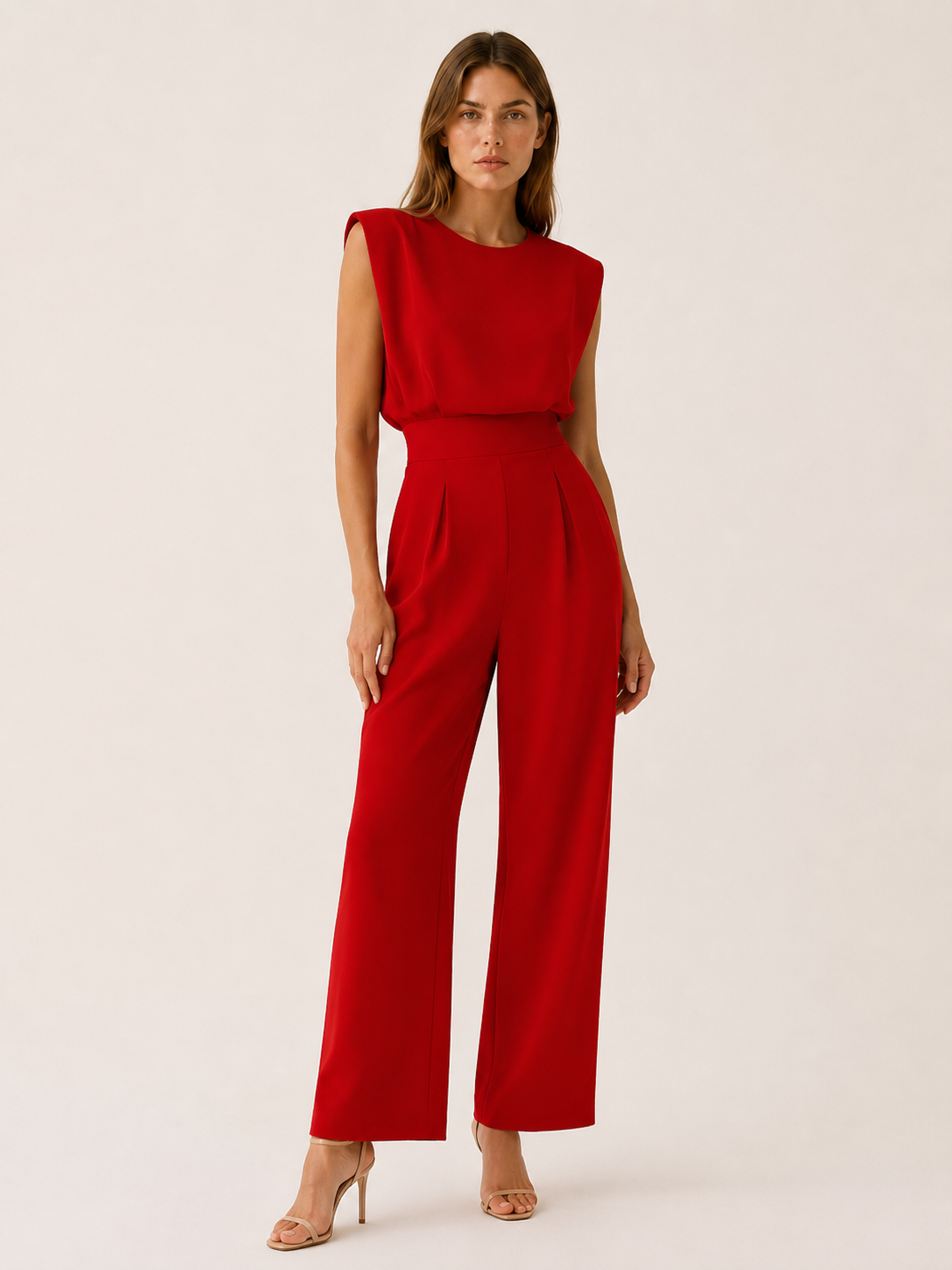 Kendra | Sleeveless Wide-Leg Jumpsuit