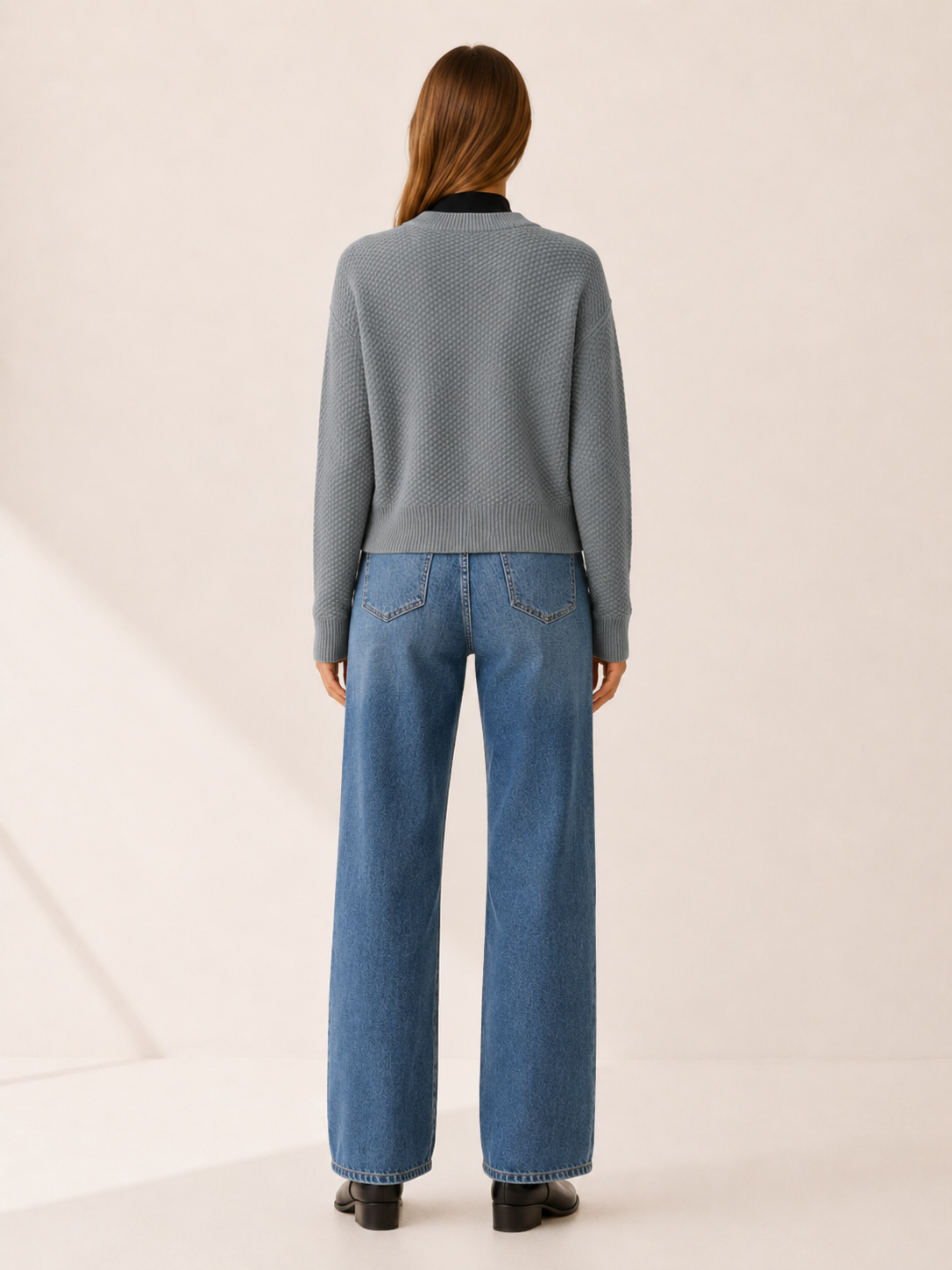 Lucinda | Cardigan with Button Front and Textured Detail
