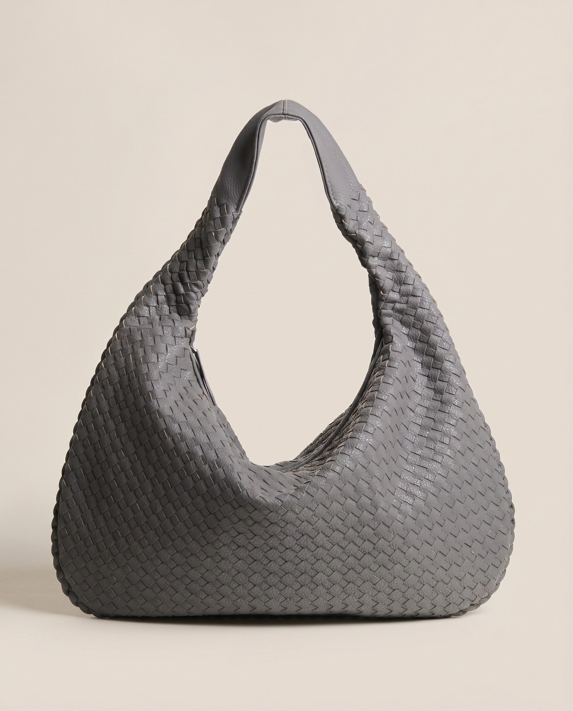 Maeve | Woven Shoulder Bag with Slouchy Shape