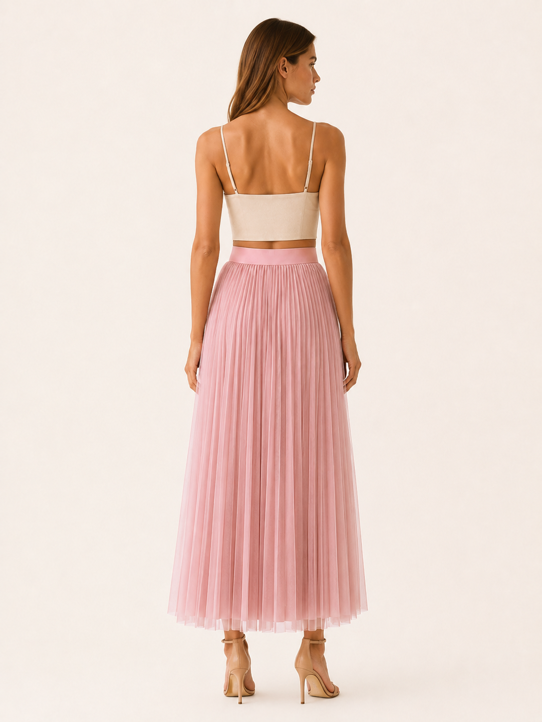 Mariska | Pleated Maxi Skirt with High Waist