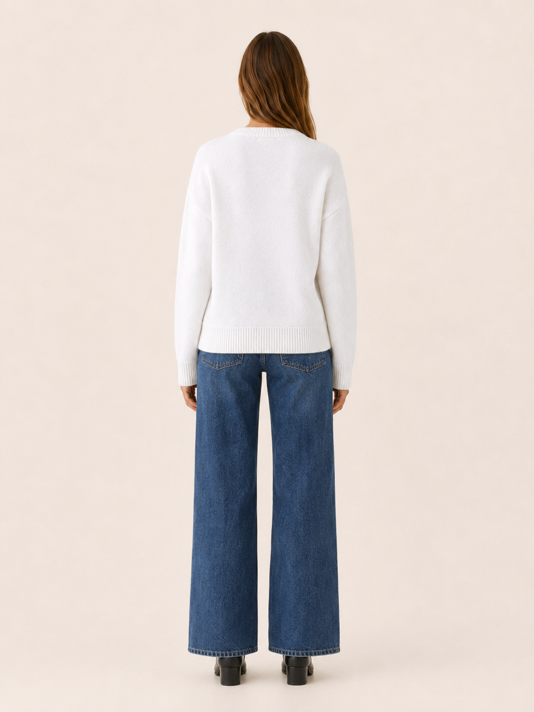 Maristela | Round Neck Jumper with Cherry Detail