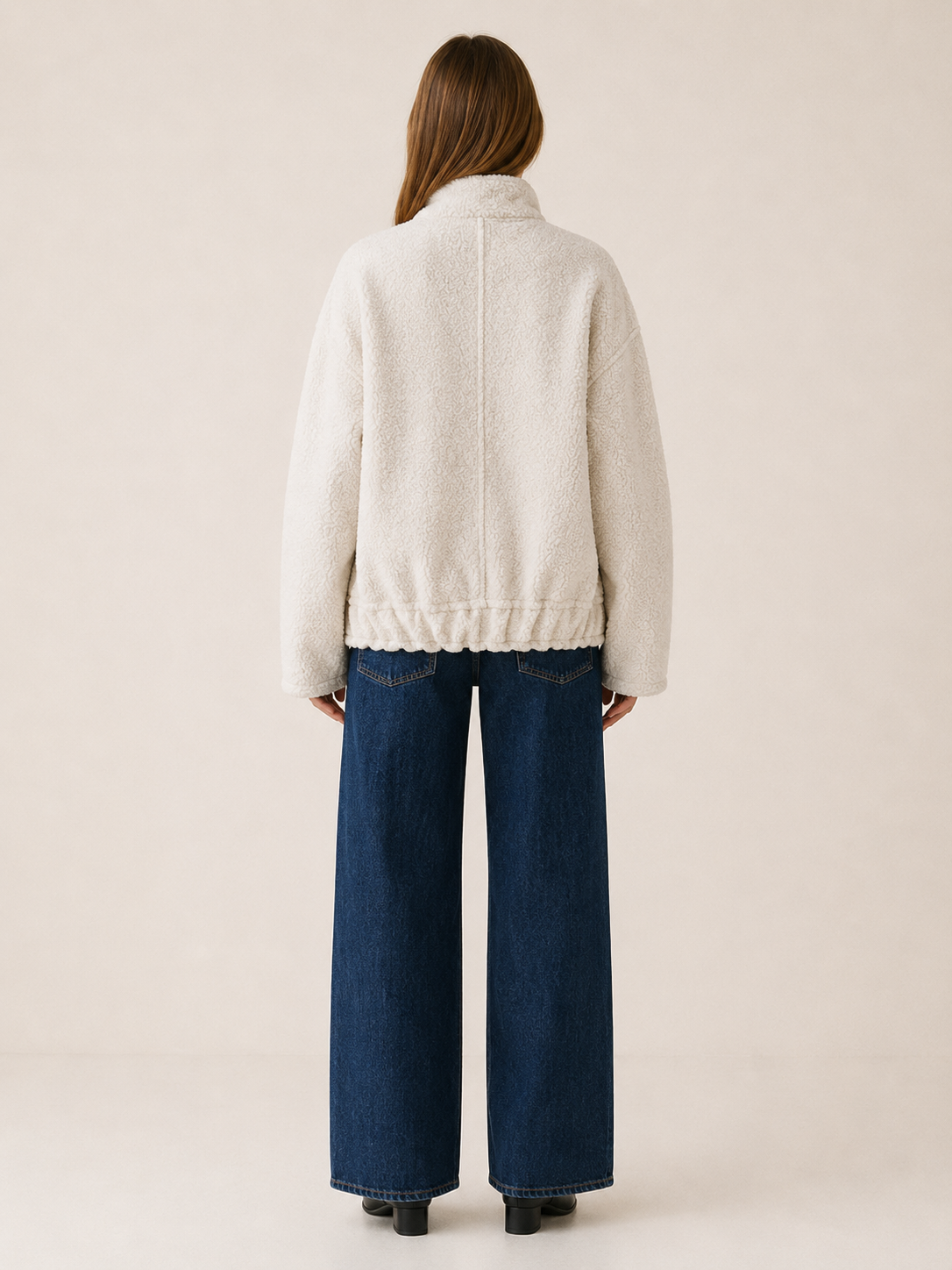 Marvella | Bomber Jacket with Oversized Fit and Snap Front