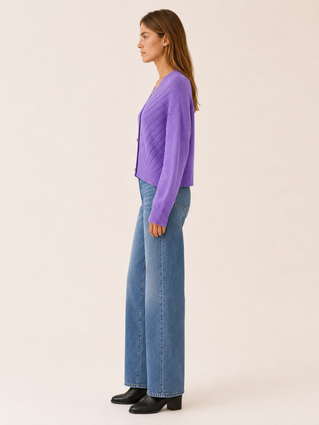 Mirren | V-Neck Cardigan with Button Front