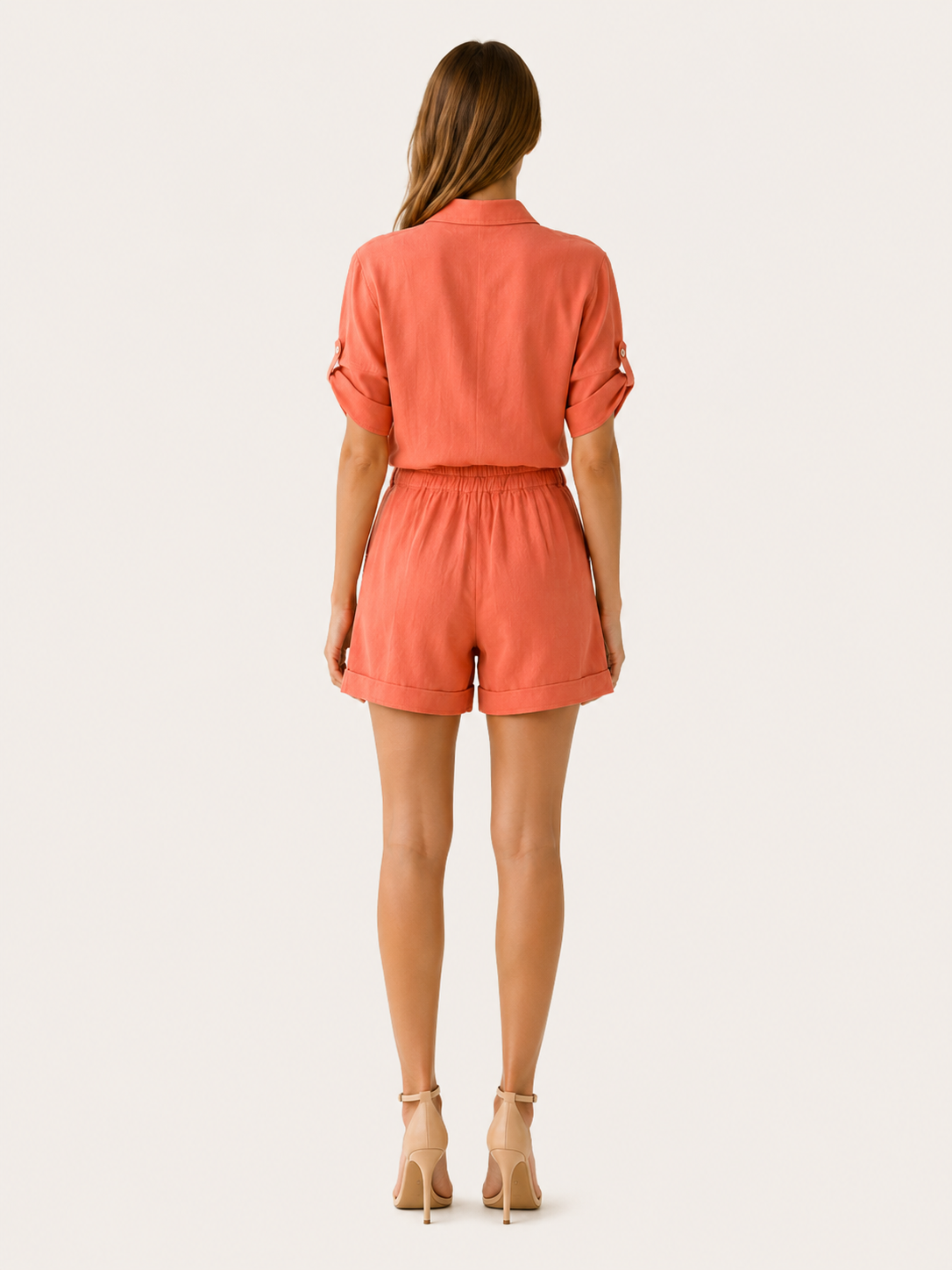 Monroe | Summer Co-Ord Set with Button Shirt and Shorts