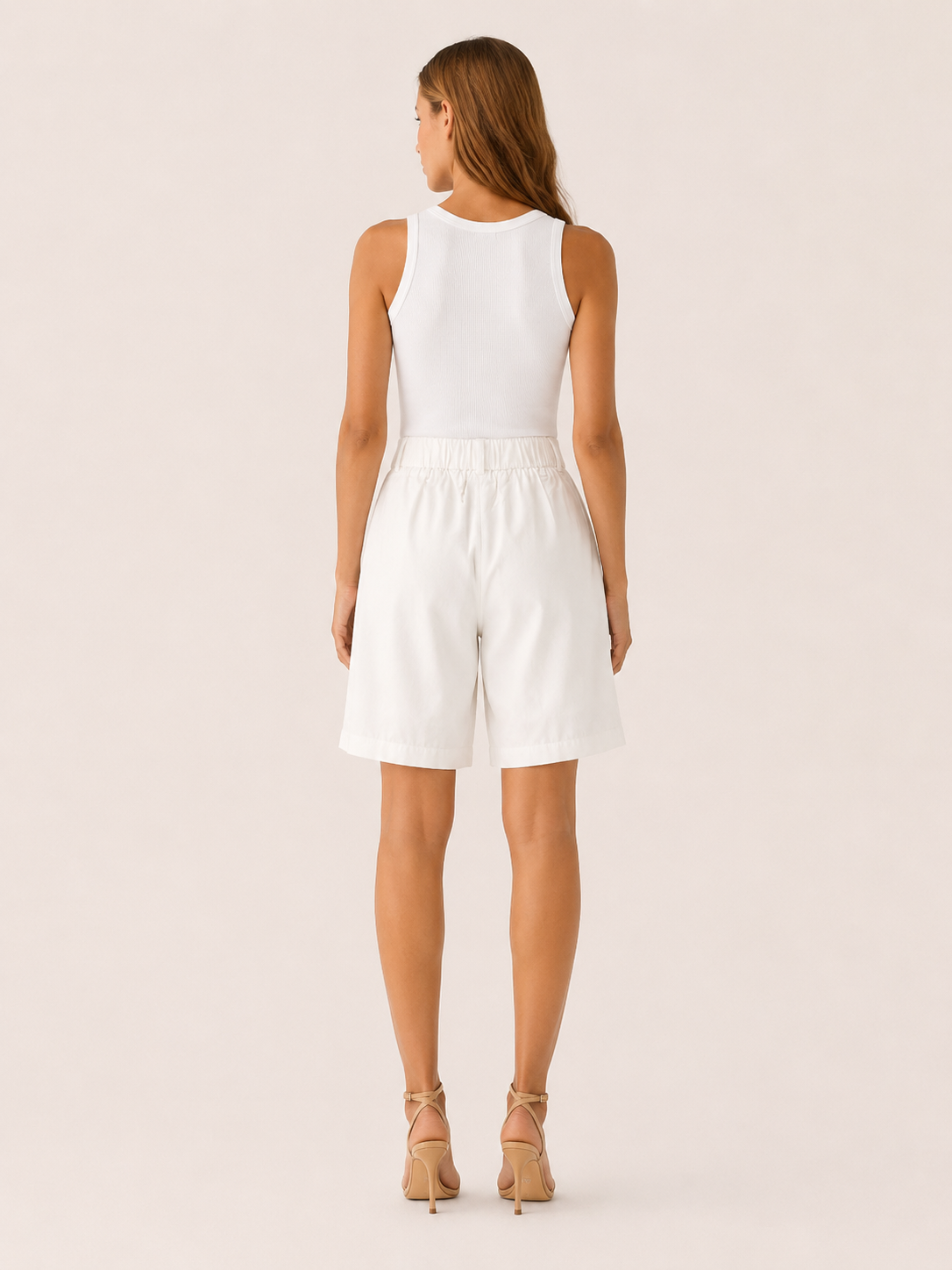 Naomi | Bermuda Shorts High Waist Pleated