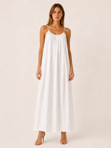 Norevia | Maxi Beach Dress with Adjustable Straps