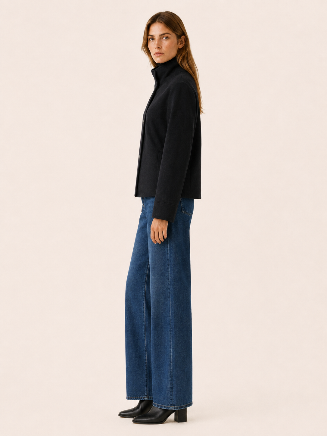 Ravienna | Women's Stand Collar Short Coat