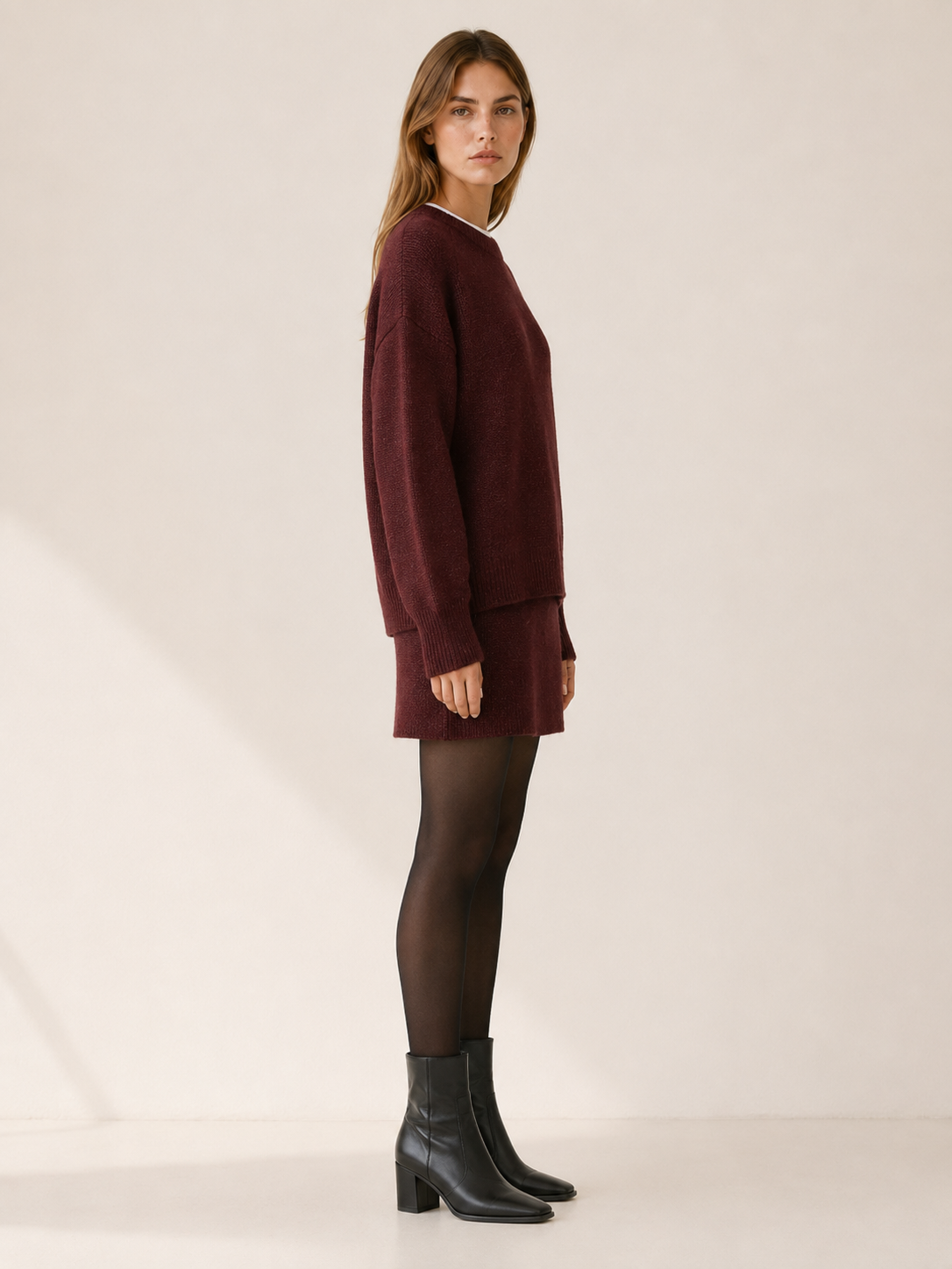 Renata | Jumper and Skirt Set with Oversized Fit