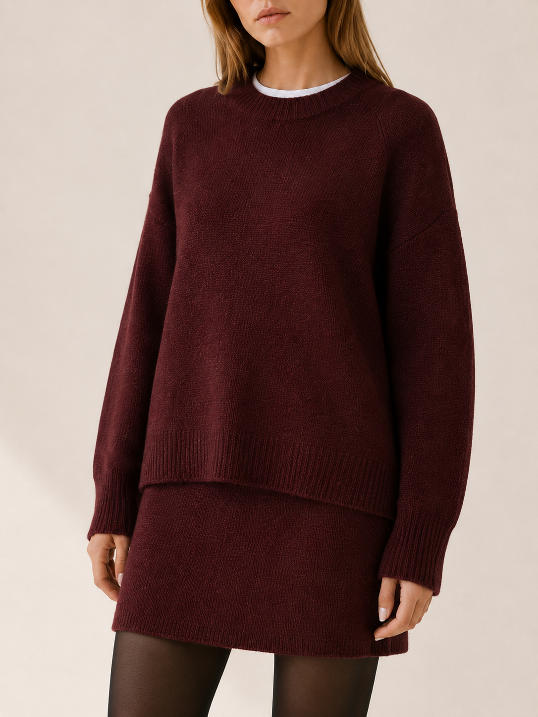 Renata | Jumper and Skirt Set with Oversized Fit