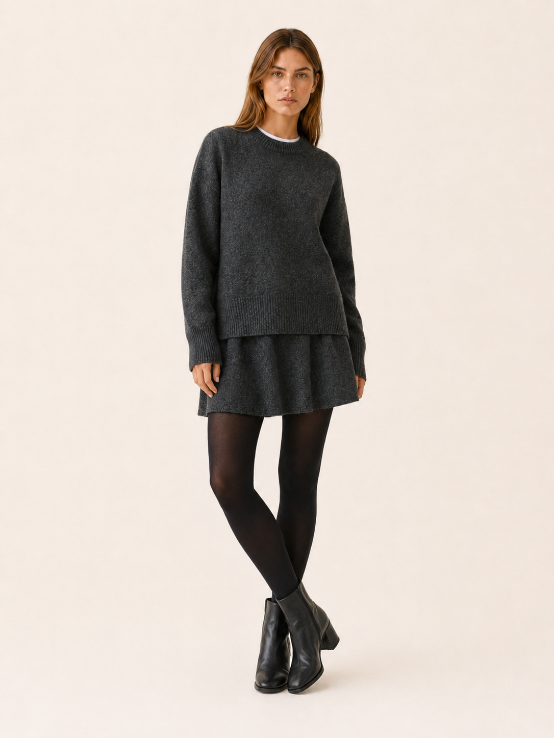 Renata | Jumper and Skirt Set with Oversized Fit