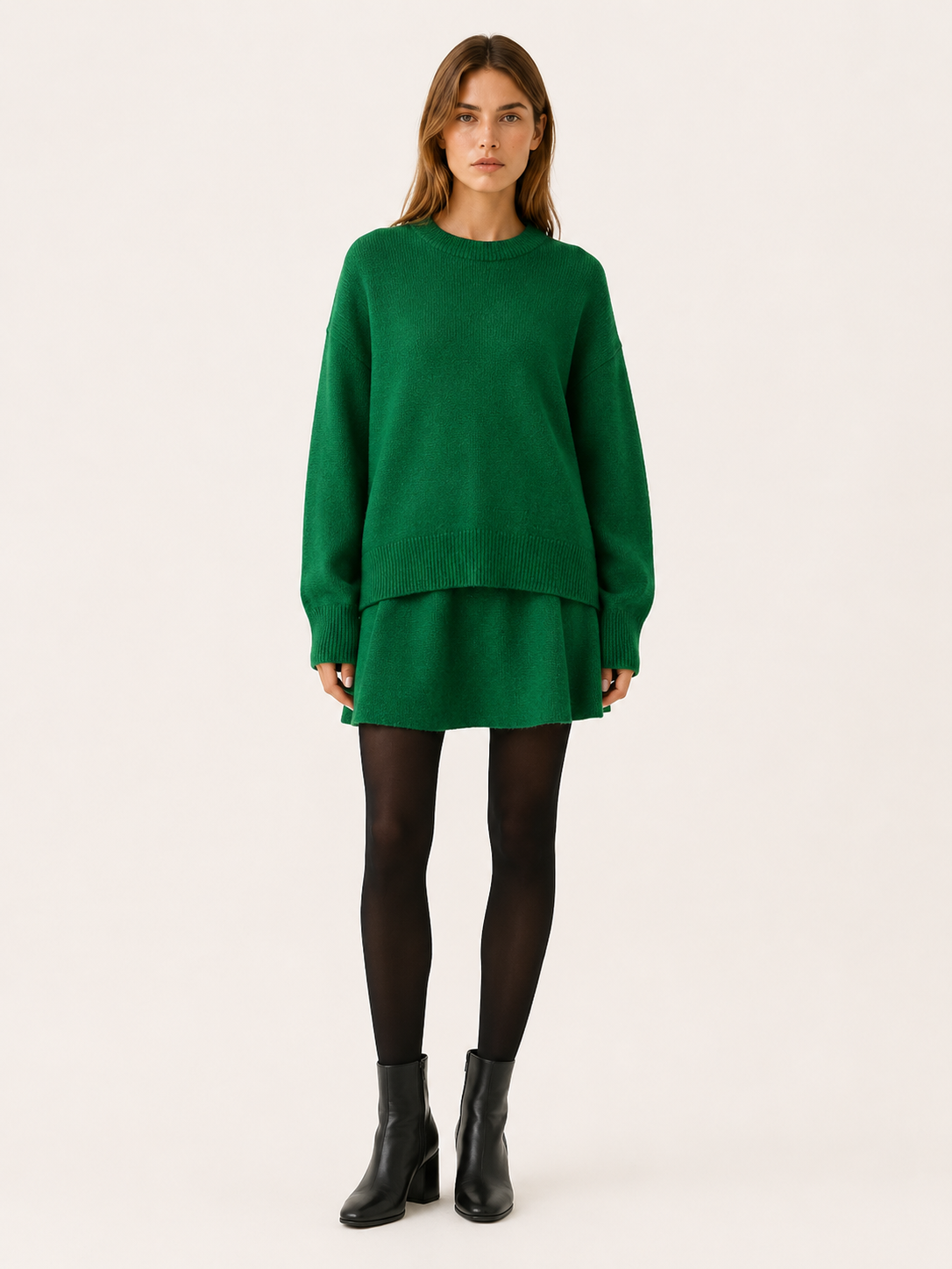 Renata | Jumper and Skirt Set with Oversized Fit