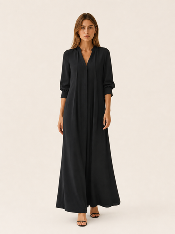 Sorella | Loose Fit Maxi Dress with Long Sleeves