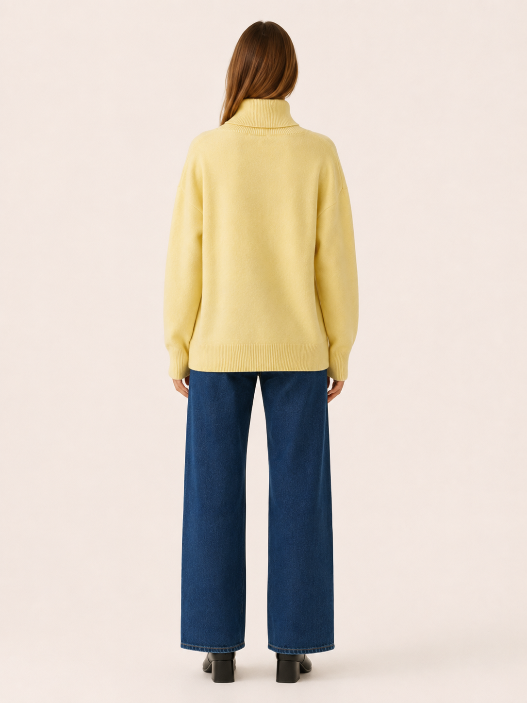 Talyssa | Roll Neck Jumper with Relaxed Fit and Long Sleeves