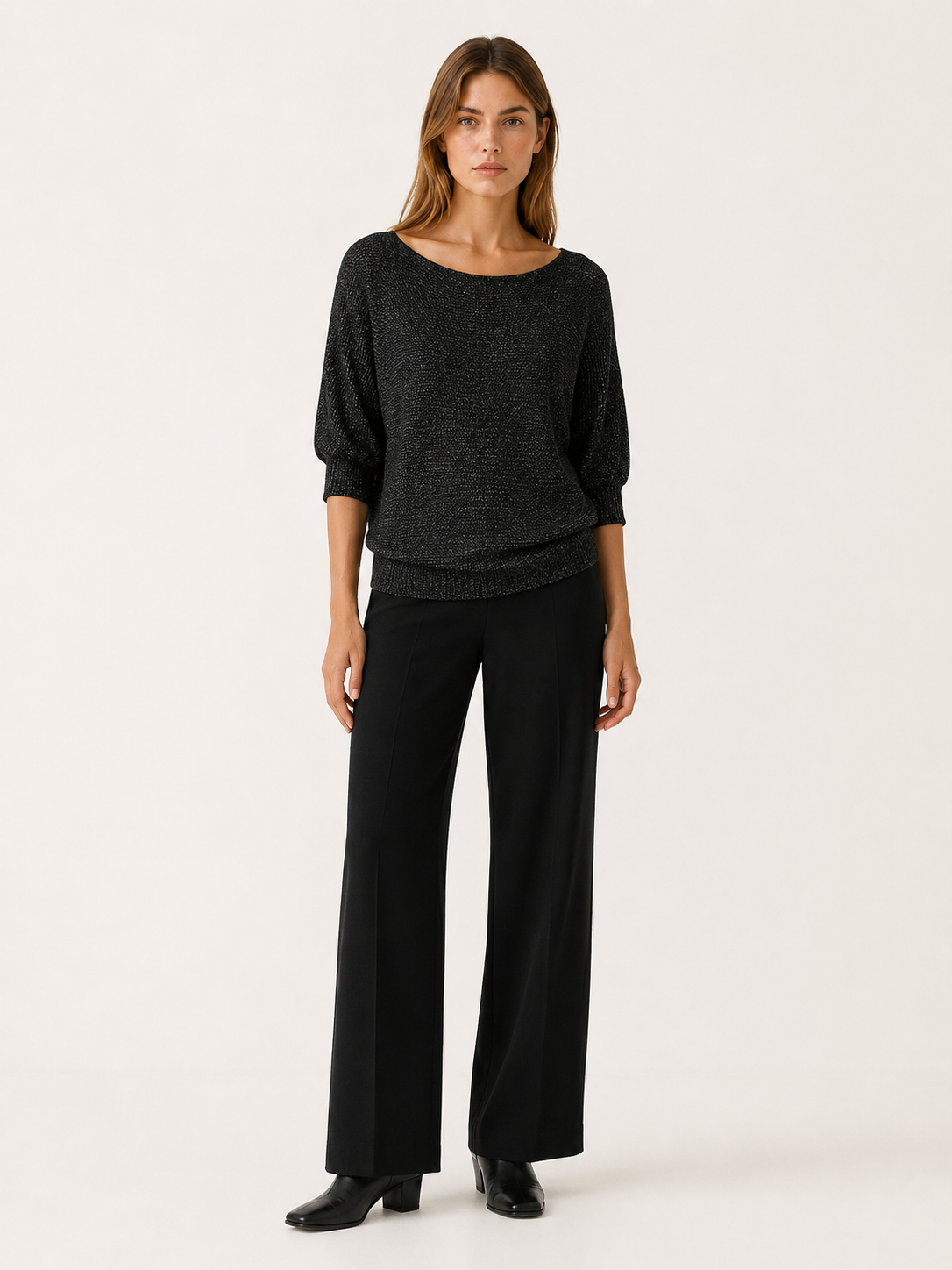 Tamsin | Women's Wide Neck Knitted Jumper