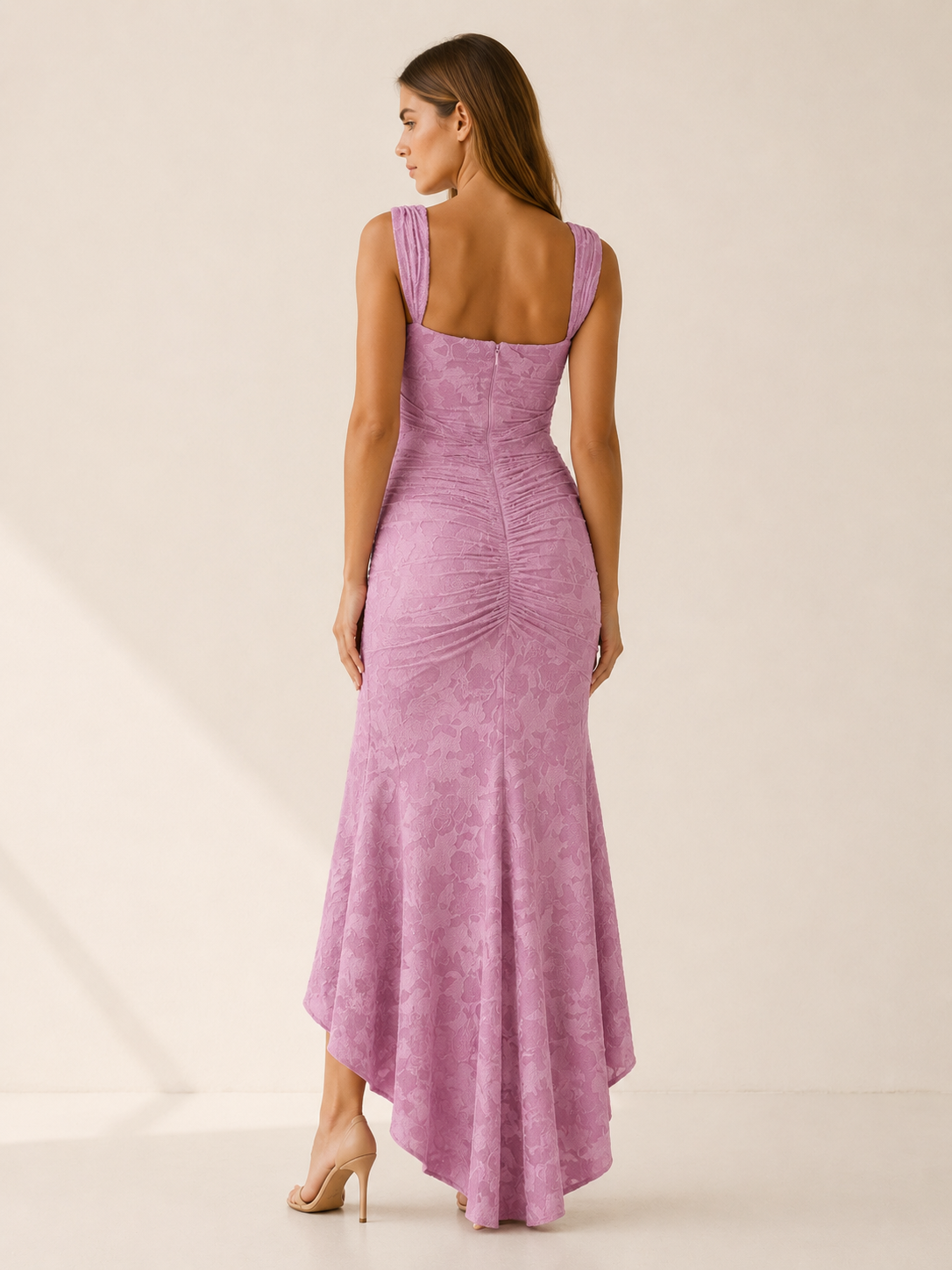 Vaila | Corset Maxi Dress with Ruched Waist and Mermaid Hem